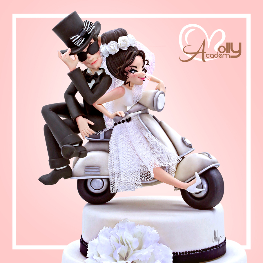 Wedding in Vespa